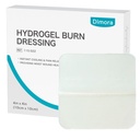 Dimora Hydrogel Burn Dressing 4 "x 4" - Bränn och sår Instant Cooling Relief för Minor Burns & Wounds, Soothing Moist Burn Pads för 1st-2nd Degree Burns, Cuts, Abrasions (10 Count)