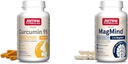 Jarrow Formulas Curcumin 95 500mg - Upp till 120 portioner (Veggie Caps) - Turmeric Curcumin Extract & MagMind Brain Health med Magtein (Magnesium L-Threonate), Kosttillskott