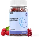 Magnesium Glycinate Gummies 400mg, Vuxen Sugar Gratis Magnesium Glycinate Supplement, Muscle, Bone Support - 60 Organiska Gummies