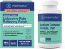 WELMATE Recovery Bundle: Natriumklorid tabletter, 300ct + 4% Lidocaine Numbing Patch 30 ct