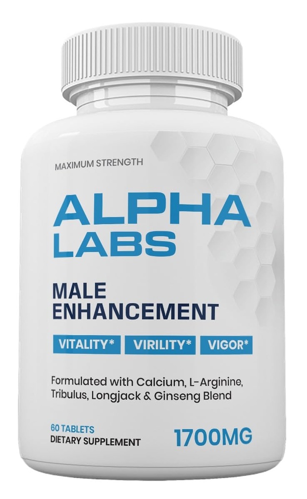 Zonata Officiella Alpha Labs Kosttillskott för manlig, naturlig formel för att upprätthålla energi och prestandanivåer, Alphalabs bästa recensioner (60 tabletter)