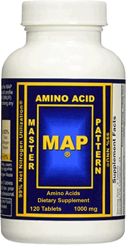INRC Master Aminosyra Mönster Map Muscle Building Tablets, 360 Count