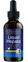 Rx Vitamins Liquid Hepato - Liquid Liver Support Supplement med mjölk Thistle Extract - Hepatic Dog Supplement Berikad med vitamin B Complex - Kycklingsmak (4oz)