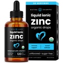 NutraChamps Liquid Zinc for Kids & Adults, Vegan, Pure Ionic Zinc Drops Enhanced with Vitamin C, Supplements for Immune Support, Sugar-Free Liquid 4 oz