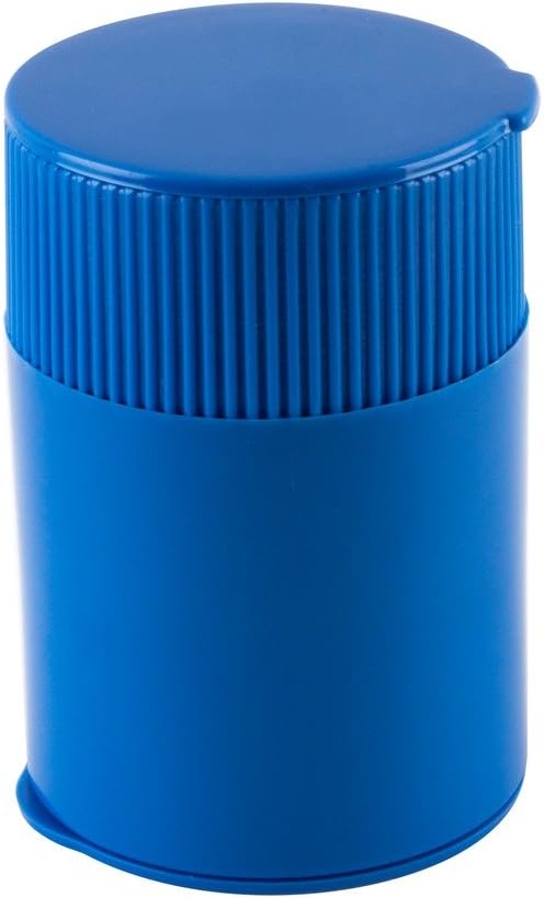 Ezy Dose Pill Crusher och Grinder | Crushes Pills, Vitaminer, tabletter | Lagringsavdelning | Avtagbar Drinking Cup | Blå