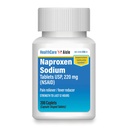 HealthCareAisle Naproxen Sodium, 220 mg - 200 caplets - Pain Reliever och Fever Reducer, upp till 12 timmars lättnad