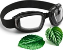 3D Dry Eye Relief Glasses med fuktkuddar och bekväm mjuk kudde - Hydrating Silicone Dry Eye Masks med Hydrating Chamber Design, Universal Fit for Day and Night Use (Transparent)