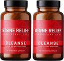 STONE RELIEF Cleanse - Premium Chanca Piedra Stone Breaker Complex - Bästa naturliga upplösning för män / kvinnor - naturlig njure rengöring & Detox Supplement - [2 Pack] - 120 kapslar - 1200mg