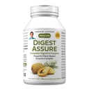 ANDREW LESSMAN Digest Assure 180 Capsules - Omfattande blandning av kraftfulla naturliga enzymer för att stödja och förbättra matsmältningshälsa, vegetarisk-källade enzymer, liten lätt att svälja kapslar