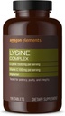Elements Lysine Komplex med vitamin C för Immune Health Support, Vegetarian, 65 portioner, 195 greve (Packaging kan variera)