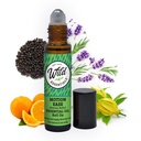 Wild Essentials Motion Ease Essential Oil Roll On, 10ml Motion Sickness, Nausea, Upset Stomach, Vertigo, Dizzy, Seasick, Carsick, Made with Organic Jojoba Oil, redo att använda, Moisturizer, All Natural