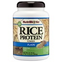 NutriBiotic - Plain Rice Protein, 1 Lb 5 oz (600g) - Low Carb, Keto-Friendly, Vegan, Raw Protein Powder - Grown & Processed utan kemikalier, GMO eller Gluten - Lätt att Digest & Nutrient-Rich