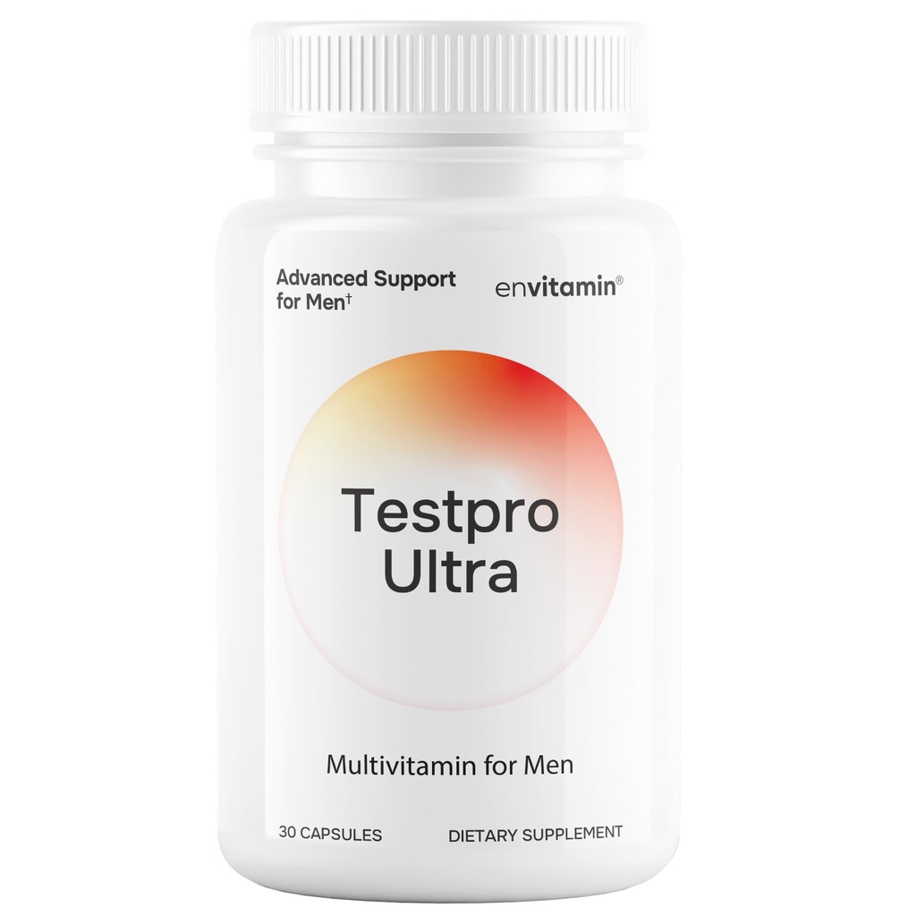 Testpro Testosteron stöd Ultra för män med Fenugreek, Tribulus & Maca