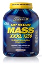 Maximal mänsklig prestanda MHP UYM XXXL 1350 Mass Building Weight Gainer, Muscle Mass Gains, w/50g Protein, High Calorie, 11g BCAAs, Leucine, Milk Chocolate, 8 portioner