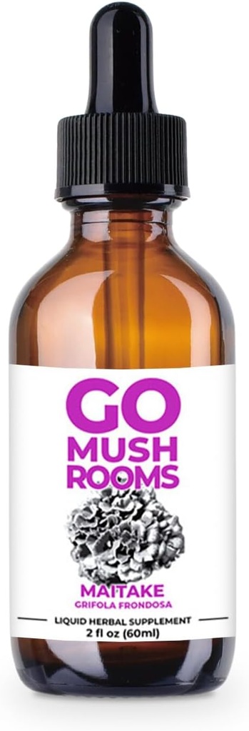 Maitake Mushroom Tincture Supplement för förnyelsestöd - 2 fl oz (60 portioner) *