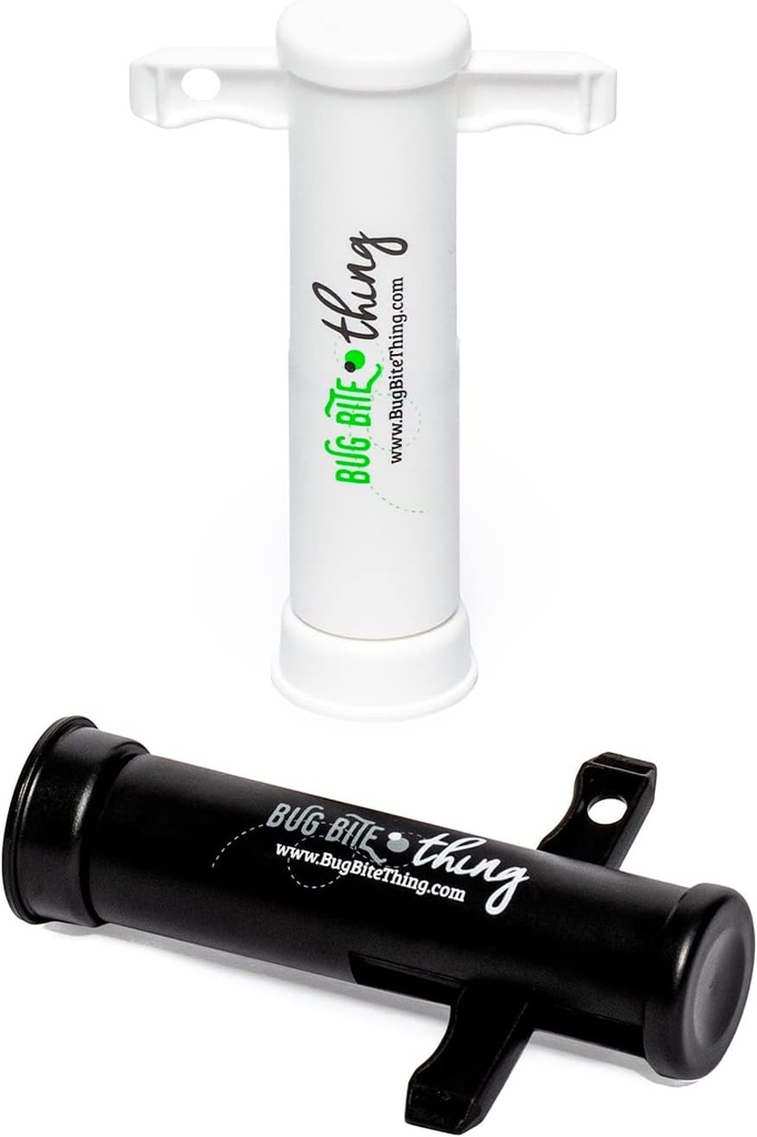 Bug Bite Thing Suction Tool, Poison Remover - Bug Bites och Bee / Wasp Stings, Natural Insect Bite Relief - 1 Svart / 1 Vit