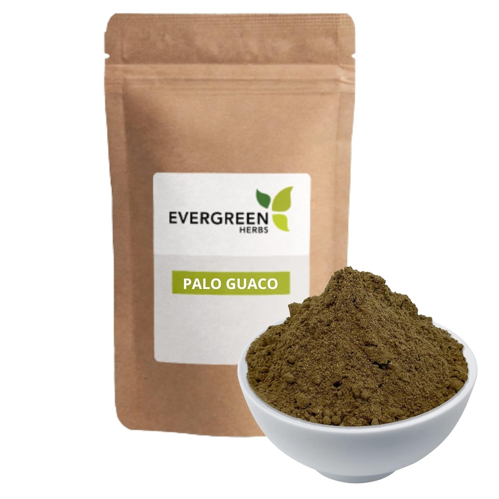 Evergreen Herbs Palo Guaco (Powder 8 oz) - Återförsäljbar stå upp påse för att säkerställa färskhet!