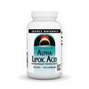 Källa Naturals Alpha Lipoic Acid 100 mg Stöder Hälsosam Sugar Metabolism, Liver Function & Energy Generation - 120 kapslar