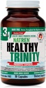 Natren Healthy Trinity Probiotics Supplement - 90 Dairy och Gluten Free Gel Capsules - Förbättra Gut och Digestive Health, 30 miljarder CFU - Lactobacillus Acidophilus, Bifidobacterium, Bulgaricus