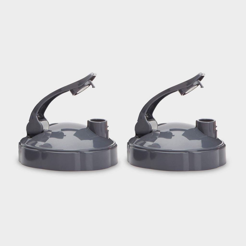 NutriBullet Flip Top To-Go Lid (uppsättning av 2), Grey, .25 Lbs