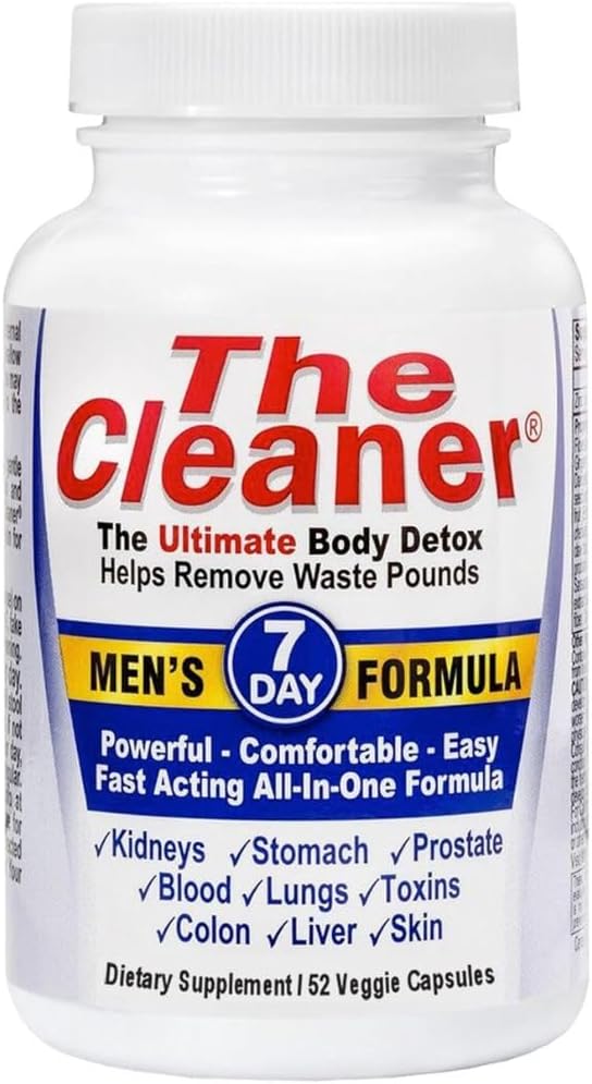 Den renare Detox, 52 kapslar, kraftfulla 7-dagars Män Formel, komplett rengöring Formel för Män, Stöd Digestive Health