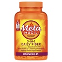 Metamucil, Psyllium Husk Capsules, 160 Capsules, 3-i-1 Fiber Supplement, Daily Psyllium Husk Fiber Capsules Hjälpa Digestive Health genom att främja reglering *, Hjälp Supplement Daily Fiber Intake