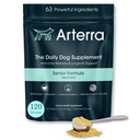 Senior Dog Powder Supplement & Food Topper - 63 Ingredienser för gemensam, Gut, Immune & Brain Health - Daglig Longevity Multivitamin med Glukosamin, Probiotika och fiskolja | 120 skopor