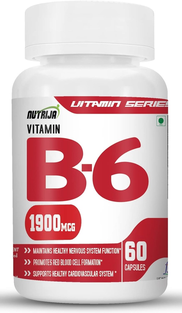 Vitamin B6 kapslar (120 kapslar)