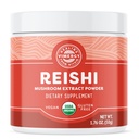Vimergy Reishi Powder - Superfood Cellular Support * - Fördelar Immunhälsa * - USDA Certified Organic, Vegan, Paleo-Friendly, Gluten-Free - 33 portioner