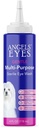 ANGELS EYES Multi-Purpose Sterile Eye Wash 4 oz Eye Cleaner och Rinse, Tear Stain Reducer för allergier, skräp, mucus, irritation och gråtiga ögon för alla hundar med Boric Acid