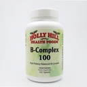 Holly Hill Health Foods, B Complex 100 Vegetariska Formel, 100 tabletter