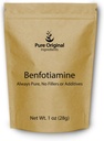 PURE ORIGINAL INGREDIENTS Benfotiamine (1 oz) Alltid ren, inga fillers eller tillsatser