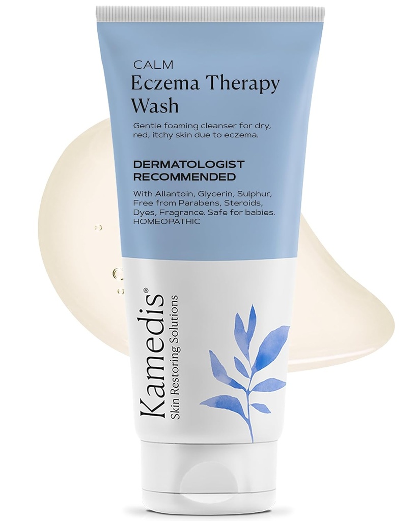 KAMEDIS Eczema Therapy Body Wash For Dry, Itchy & Sensitive Skin. Itchy Relief Botanicals Bath Gel. SLS, Parabens & Fragnance Free. Moisturizing Body Wash för barn & vuxna