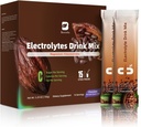 Electrolytes Powder Packets för Electrolyte Drink Mix | Sugar-Free Electrolytes Packets med Vitamins & Magnesium Replenish Hydration - 15 Sticks