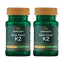 Swanson Maximum Strength Vitamin K2 (Menaquinone-7)-Vitamin Supplement Supporting Cardiovascular och Bone Health-Made från japanska Natto för att hjälpa till att reglera Calcium (30 Softgels, 200mcg Varje) (2 Pack)