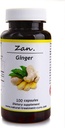 Hekma Center Pure Ginger Root - Zingiber Officinalis - 100 kapslar minskar illamående - Vegan