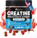 Kreatinmonohydrat Gummies för män och kvinnor, 120 greve