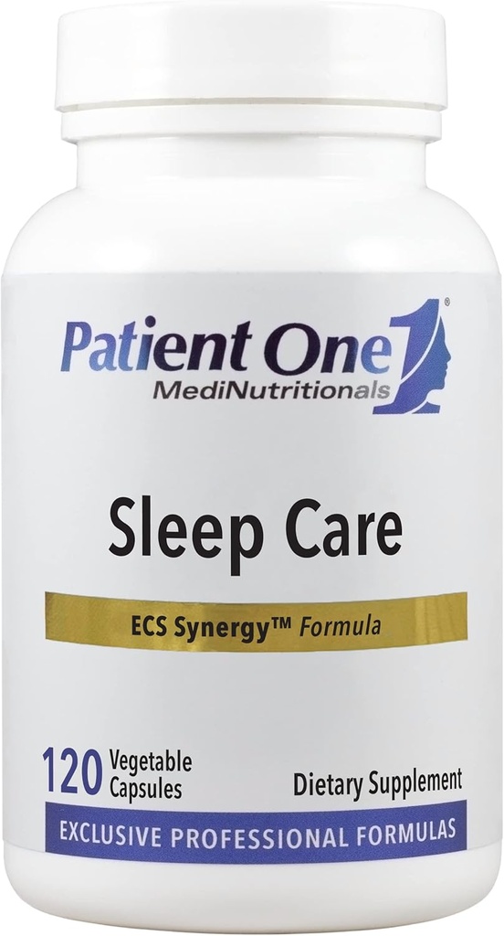 Patient One Sleep Care | Tillägg för att stödja övergång till sömn och vital sömn * med kamomill, valerian, melatonin och mer | 120 kapslar