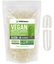 XPRS Nutra Size 4 Empty Capsules - 1000 Count Small Clear Empty Vegan Capsules- Vegetarian Pills - DIY Vegetabilisk kapselfyllning - Fillable Do-It-Yourself Veggie Caps för tillägg