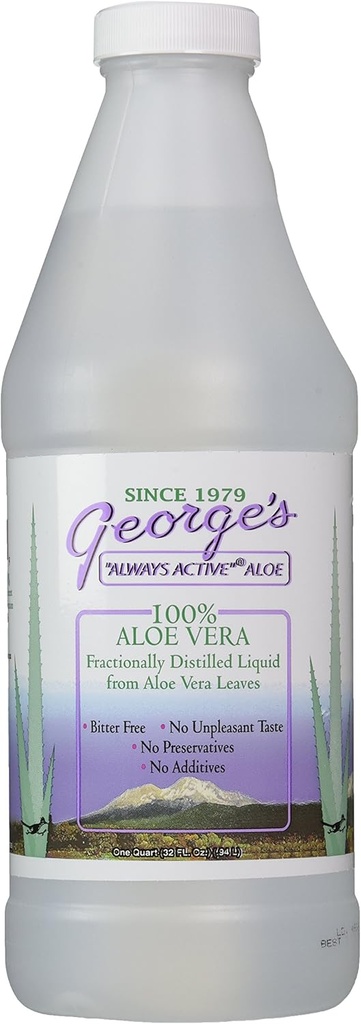 Georges Aloe Vera Drink, Flytande 32 Fl Oz (Pack av 1)