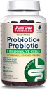 Jarrow Formulas Probiotic + Prebiotic Dietary Supplement, Digestive Health, Gut Flora + immun hälsa - 2 miljarder CFU - 2 kliniskt studerade stammar - 60 Gummies - Blackberry smak