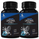Forskning Labs Liposomal Vitamin C Supplement w/Enhanced Absorption LipoQuil-CTM | 2 Fer 1 ad 240 kapslar Total Immune Support Collagen Booster | High Dose Fat Soluble Vita C 1000mg Buffered | Non GMO