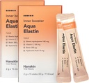 Hanskin Aqua Elastin Hyaluronsyrapulverpaket för hår, hud, rynkor och naglar | Biotin, vitamin C, Hyaluronsyra | Näringstillskott för hälsosam hud, 2g x 30 individuella pinnar
