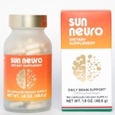 Sun Chlorella Sun Neuro Nootropic Brain Supplement - Dagligt minne Koncentration & Fokus Supplement för kvinnor och män - Naturlig Plasmalogen Boost från Sea Pineapples - 180 kapslar