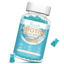 Biotin och Collagen Gummies med B12, Hair Skin och Nails Vitamins Gummies for Hair Growth, Glowing Skin & Strong Nails - Blueberry Flavor, Sugar Free, 60 Ct