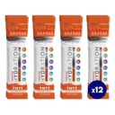 Hydration Powder, Orange Pack med 12 Electrolyte Powder Packets, Naturligt smaksatt Hydrating Packets för vatten, Fast Acting Hydrate Electrolytes med vitamin B & C, Energy & Recovery