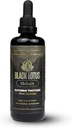 Black Lotus Pure Shilajit Resin Liquid Tincture, 100ml, 100% ren naturlig Shilajit för män och kvinnor med aminosyror, 175 mg fulvic syra, 85 joniska spårmineraler, för immunstöd, fokus, energi