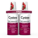Cystex Urinary Tract Infection Support & Prevention - Cranberry Prebiotic Supplement med D-Mannose & Vitamin C för UTI Protection & Urinary Health Maintenance - 7.6 fl oz - (Pack of 2)