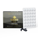 Black Lotus Shilajit Resin Tablets, 60 Count, 200mg Var och en, 100% ren naturlig Shilajit för män och kvinnor med aminosyror, 140mg Fulvic Acid, 85 Ionic Trace Minerals, för Immune Support, Focus, Energy