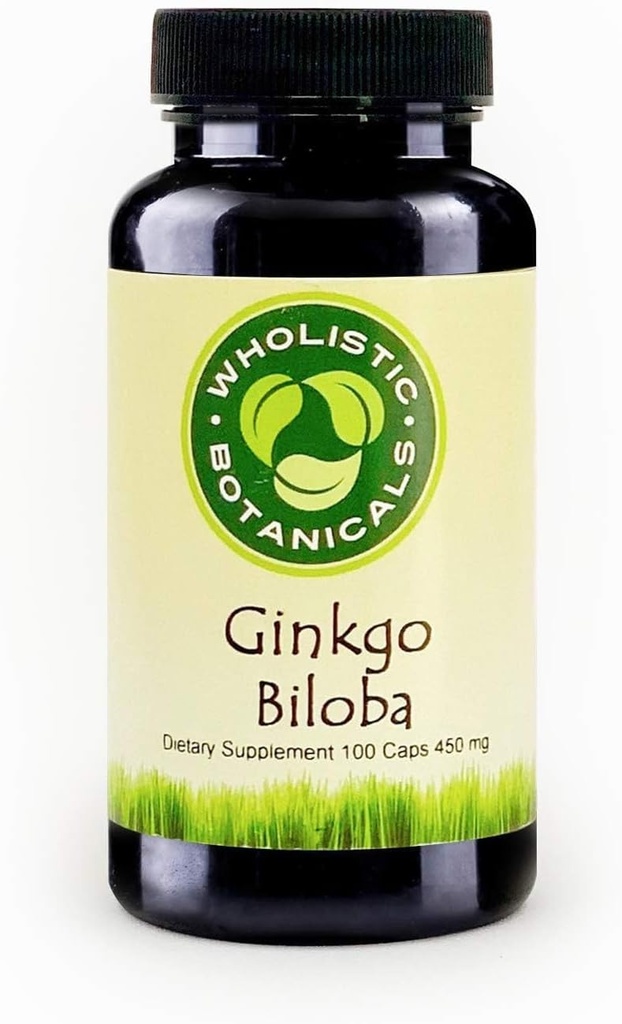 Ginkgo Biloba Capsule – Memory Supplement for Brain – Energiförsörjning – 100 ct